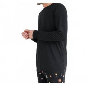 NEW SAXX snooze long sleeve tee in black